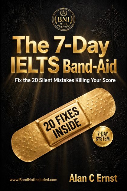 Cover of The 7-Day IELTS Band-Aid by Alan C Ernst